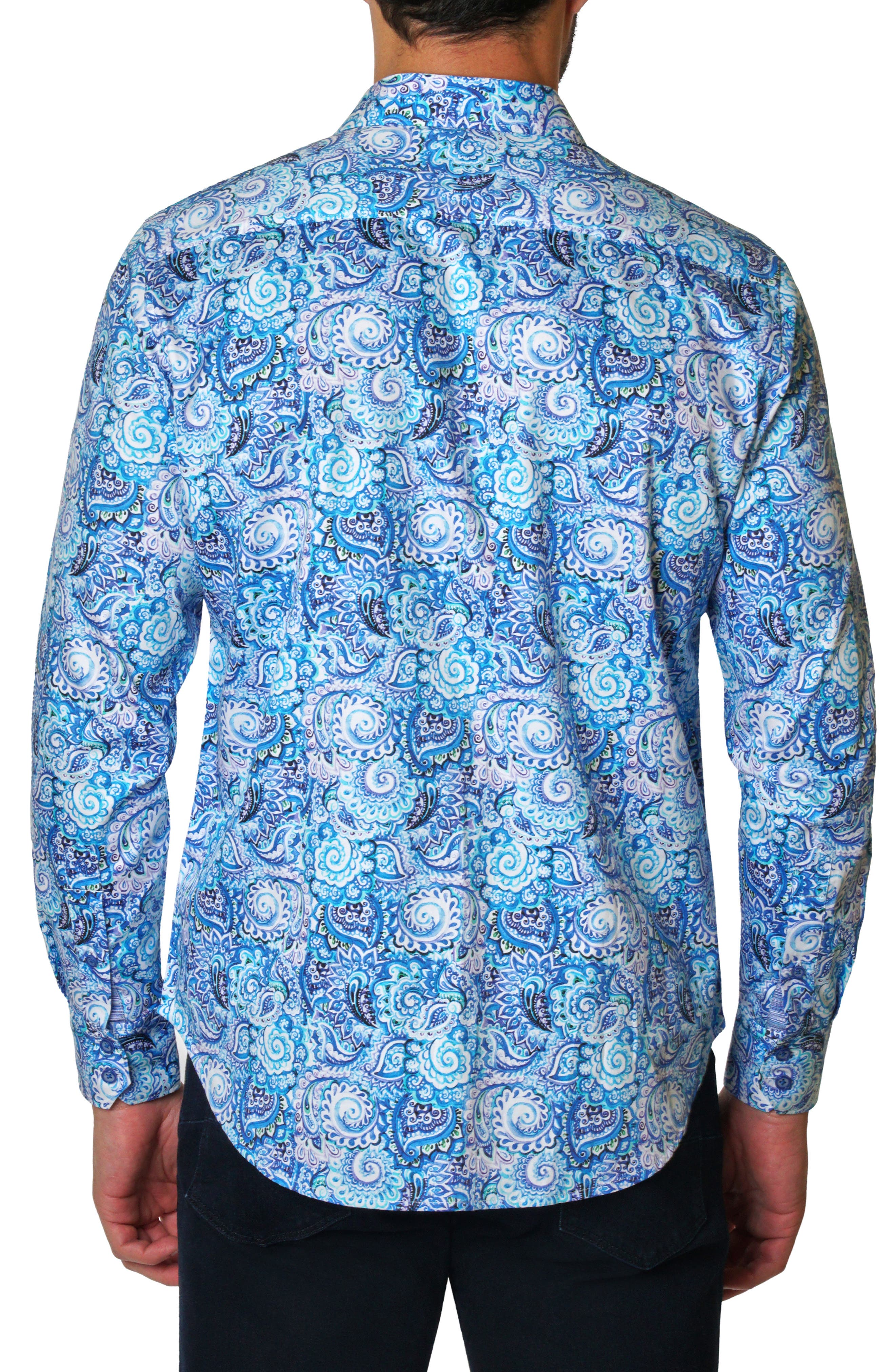 Robert Graham Larson Paisley Woven Button-Up Shirt (Men) | Nordstromrack