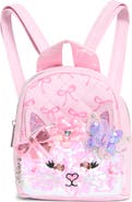 OMG Accessories Micro Bella Kitty Sequin Backpack