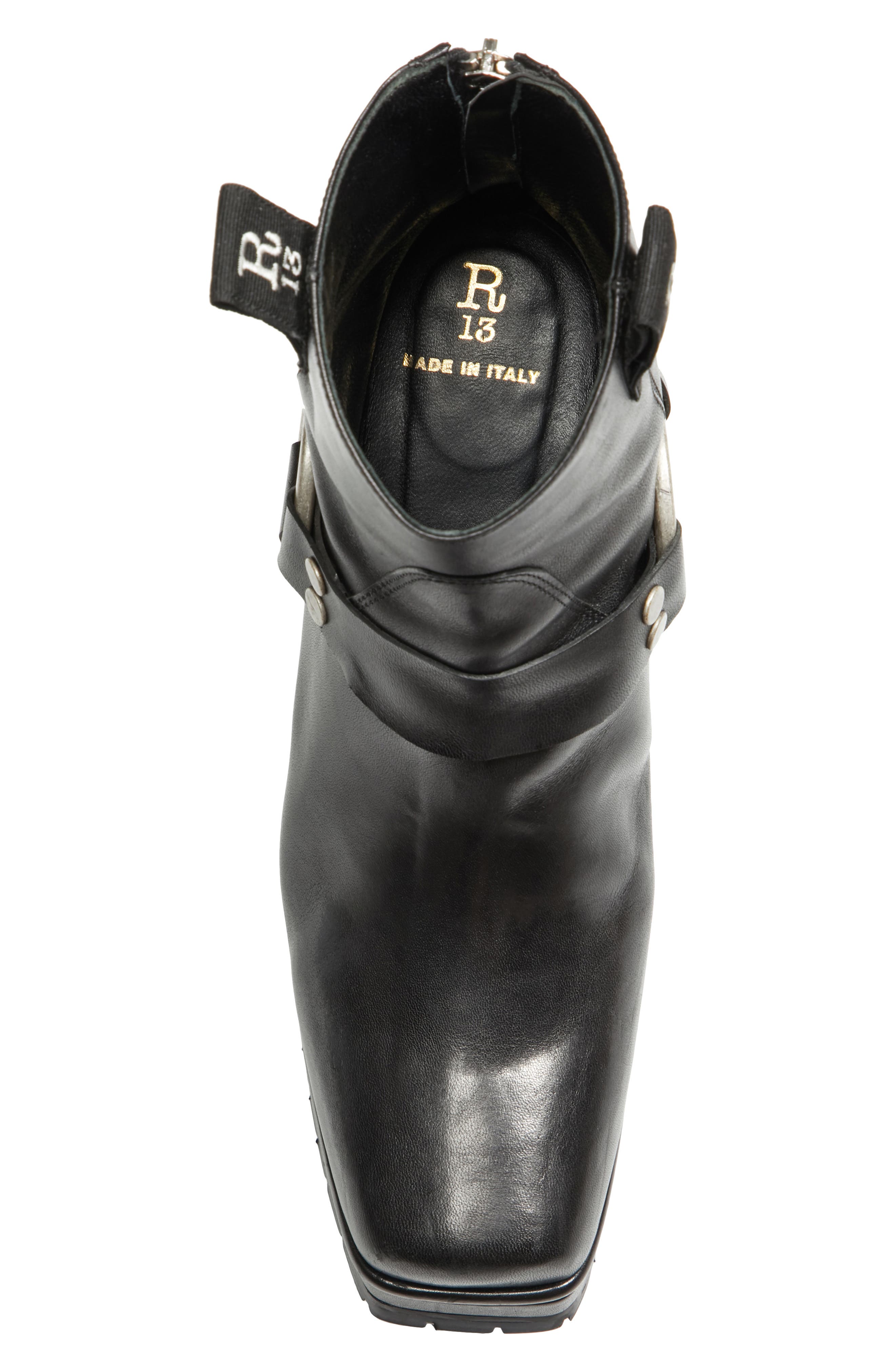 R13 Ankle Harness Platform Boot, Alternate, color, 