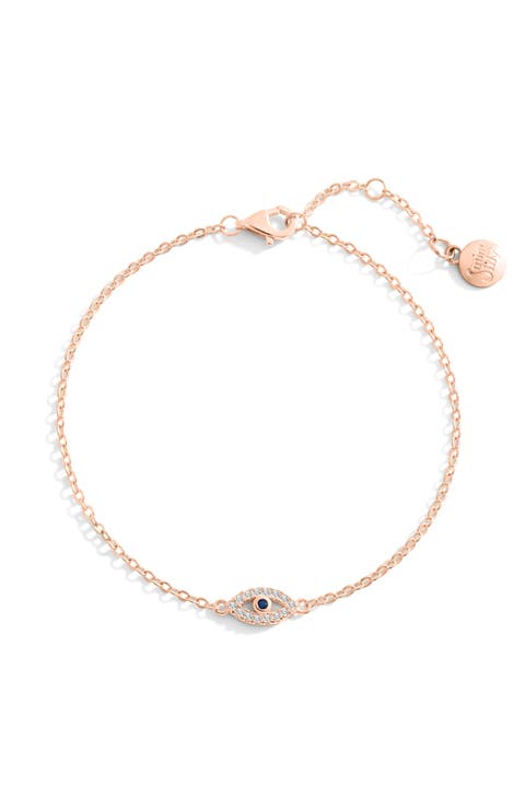 Dainty Evil Eye Charm Bracelet