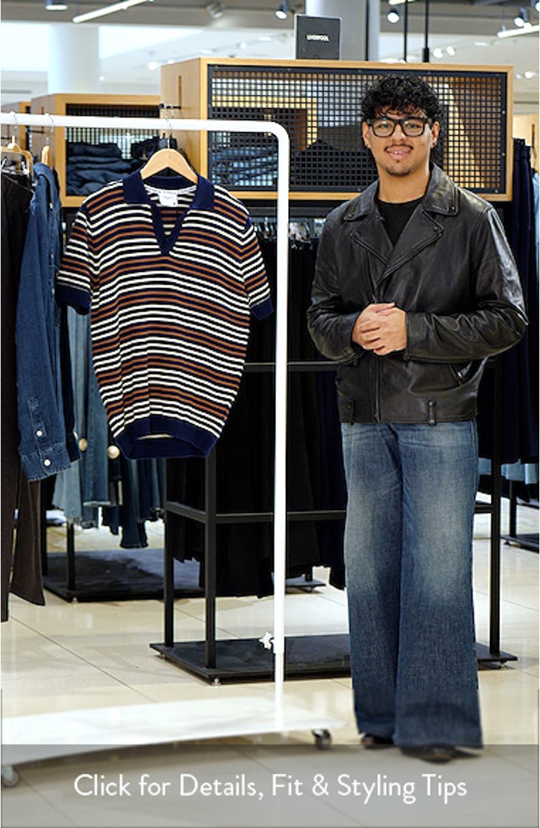 Douglas Stripe Johnny Collar Polo, sales video thumbnail