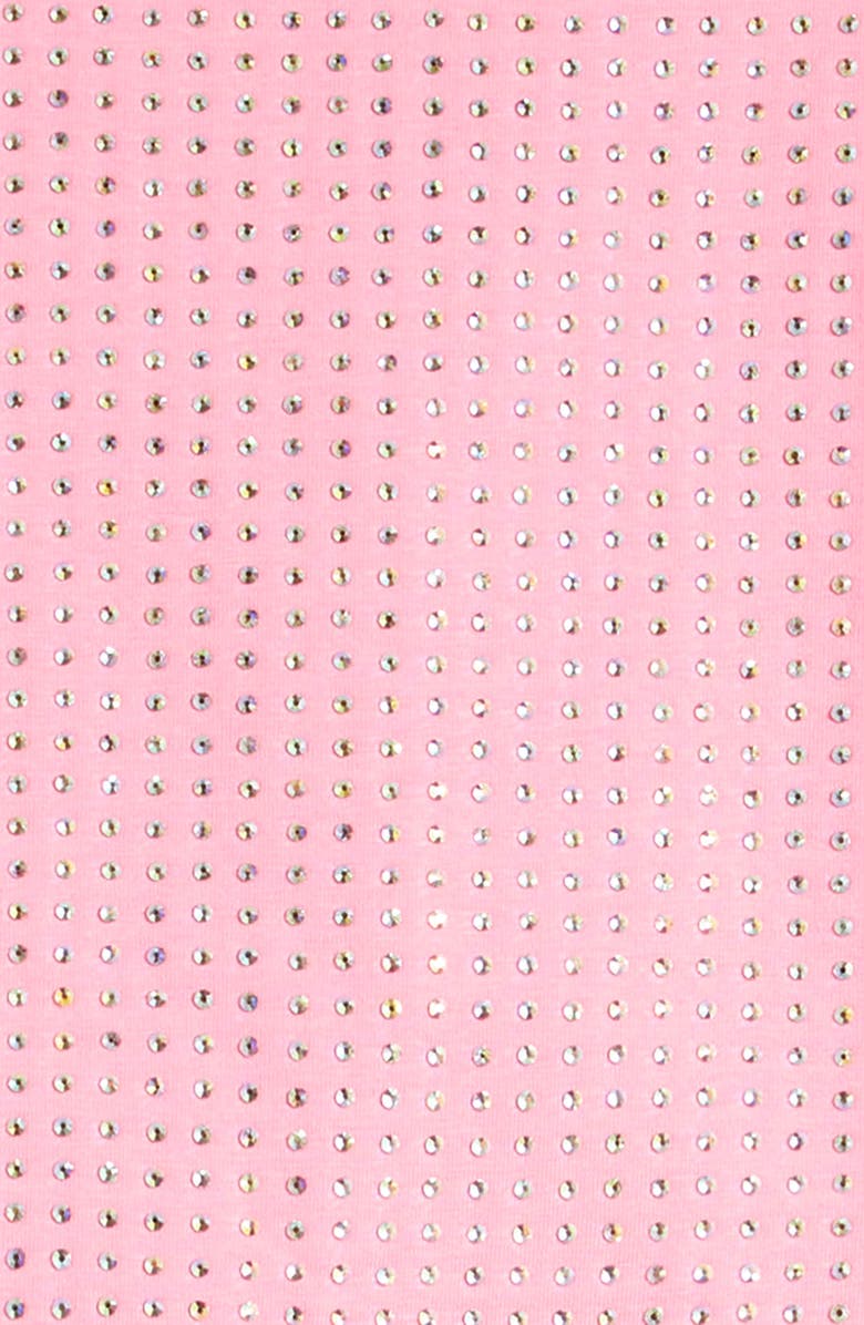 Lola + The Boys Kids' Taylor Rhinestone Recycled Polyester T-Shirt & Skirt Set, Alternate, color,