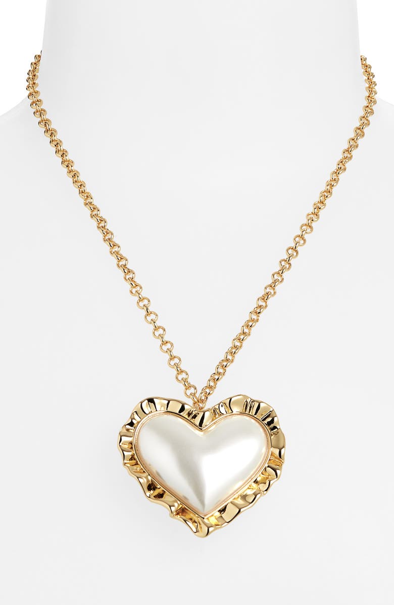 Lele Sadoughi Sweetheart Pendant Necklace, Alternate, color, 
