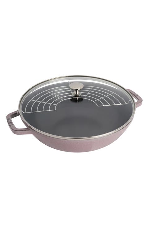 4.5-Quart Enameled Cast Iron Perfect Pan
