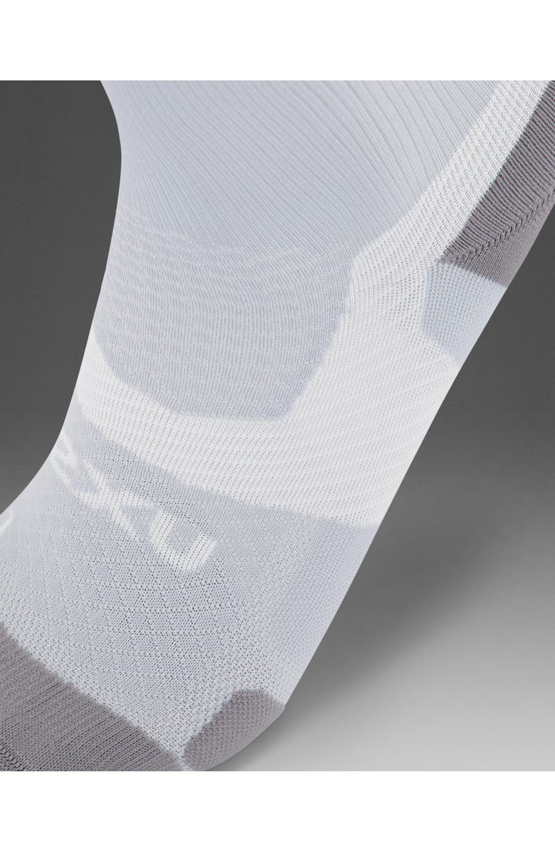 2XU Vectr Light Cushion Crew Socks, Alternate, color, Harbor Mist/White