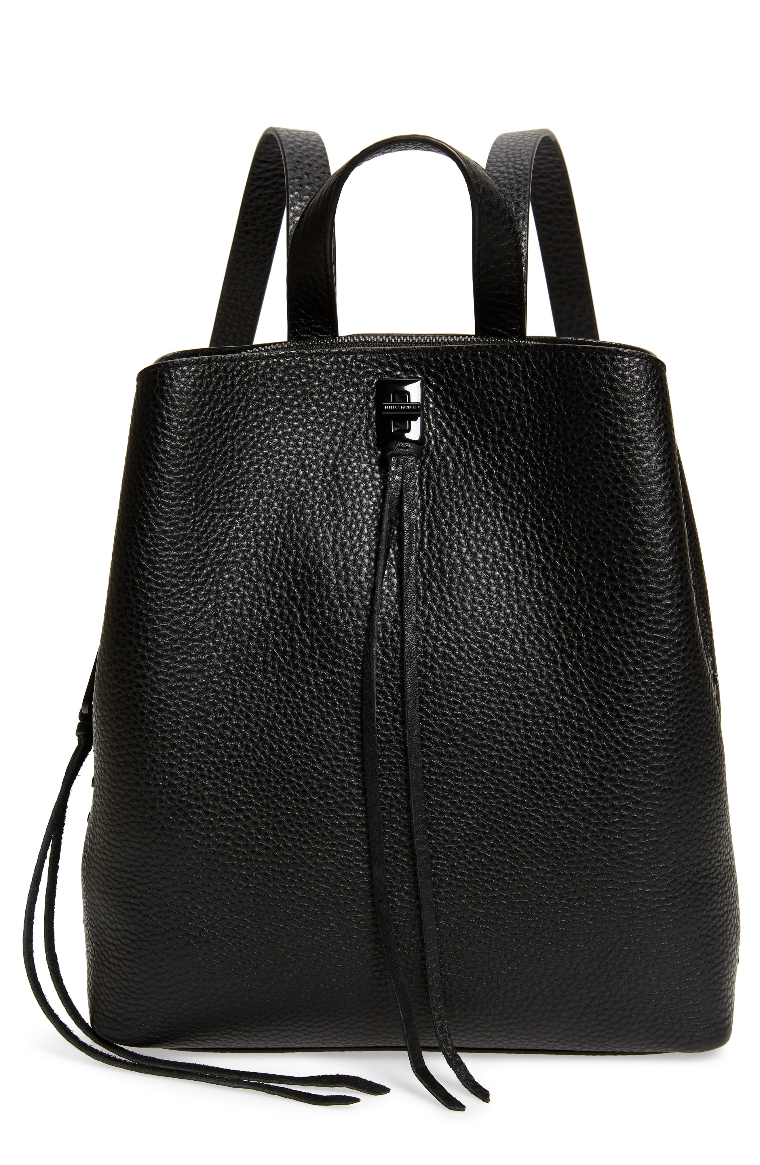 Rebecca Minkoff Medium Darren Leather Backpack, Main, color, 