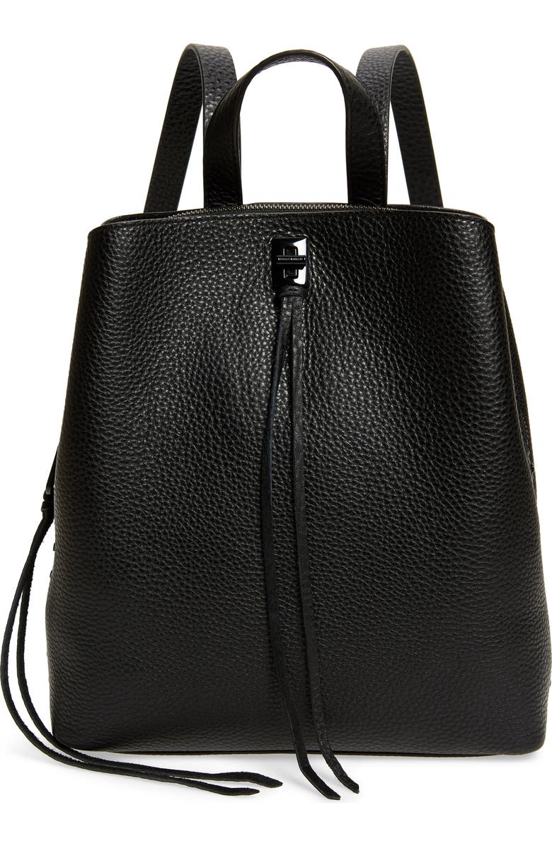Rebecca Minkoff Medium Darren Leather Backpack, Main, color,