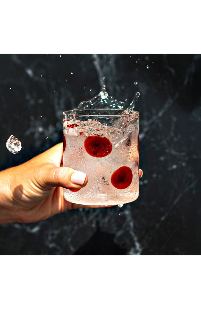 VIETRI Set of 2 Drop Double Old Fashioned, Alternate, color, Red