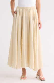 MAX STUDIO Gauze Skirt