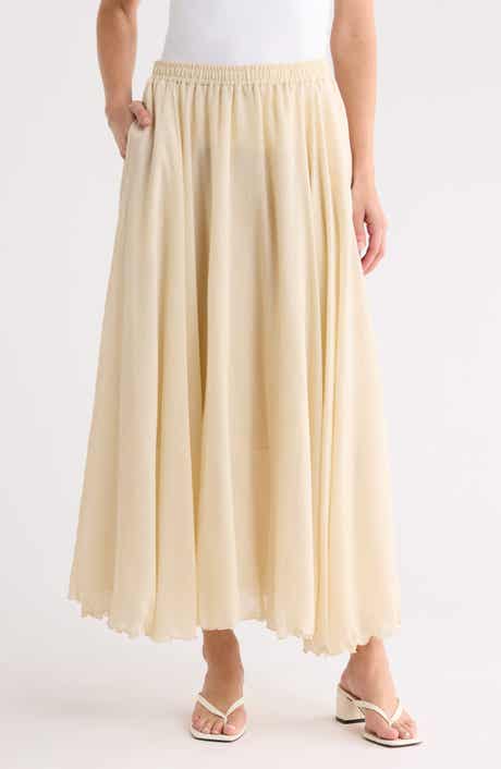 MAX STUDIO Gauze Skirt