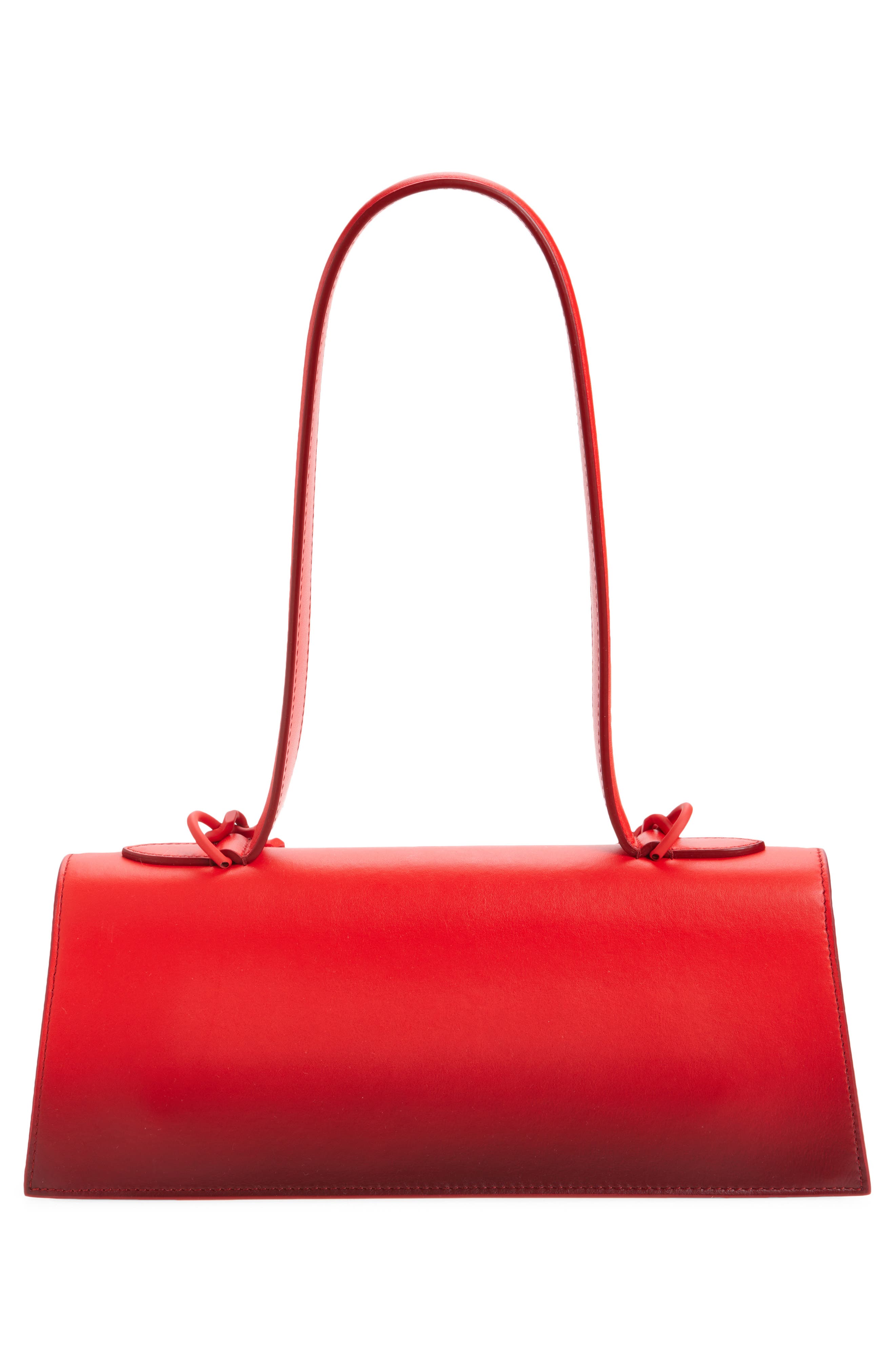 McQueen Jewelled Gradient Leather Top Handle Bag, Alternate, color, Lipstick Red Degrade