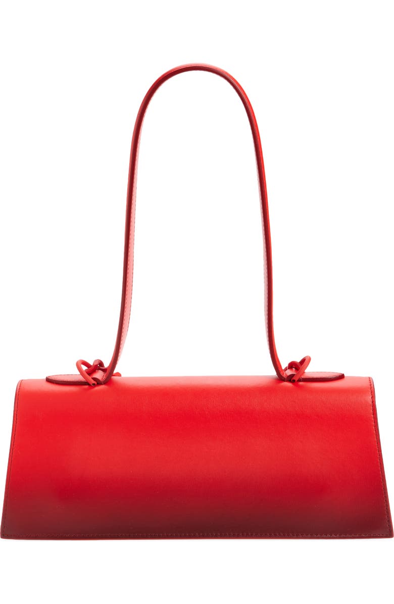 McQueen Jewelled Gradient Leather Top Handle Bag, Alternate, color, Lipstick Red Degrade