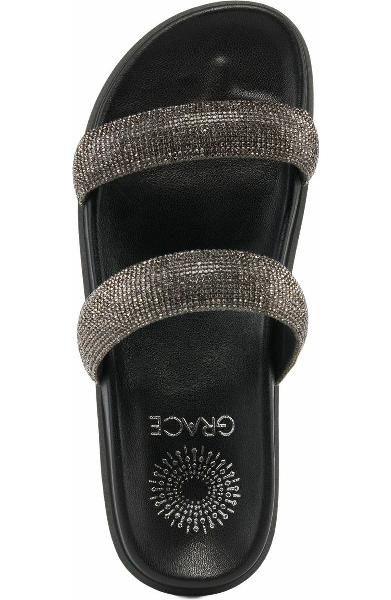 Grace Footwear Cannes Sandal, Alternate, color, Pewter