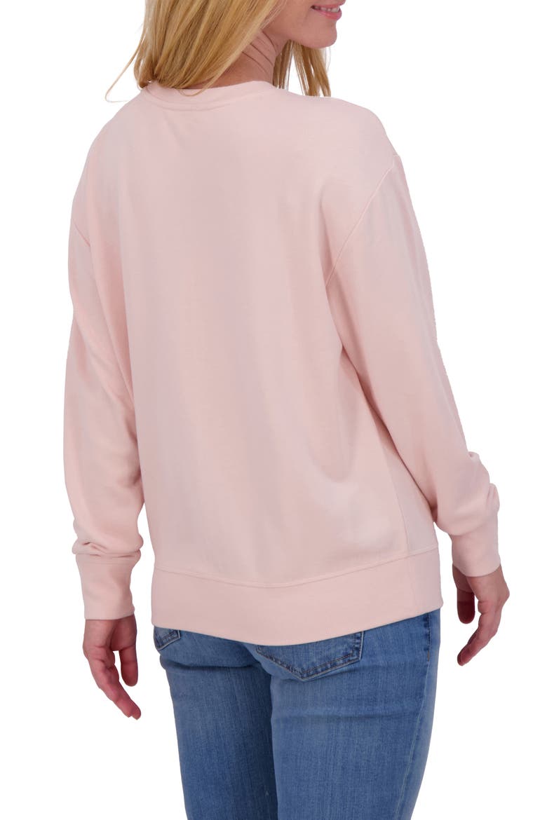 Long Sleeve Graphic T-Shirt, Alternate, color, ROSE SMOKE