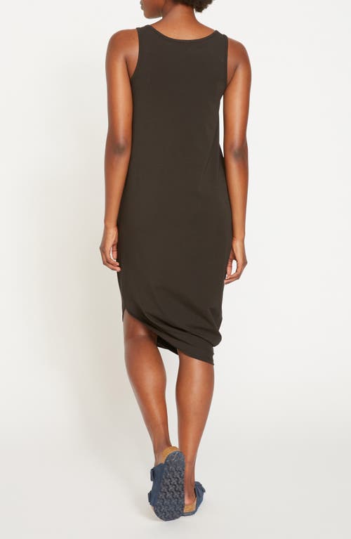 Universal Standard Iconic Geneva Asymmetric Tank Dress In Black