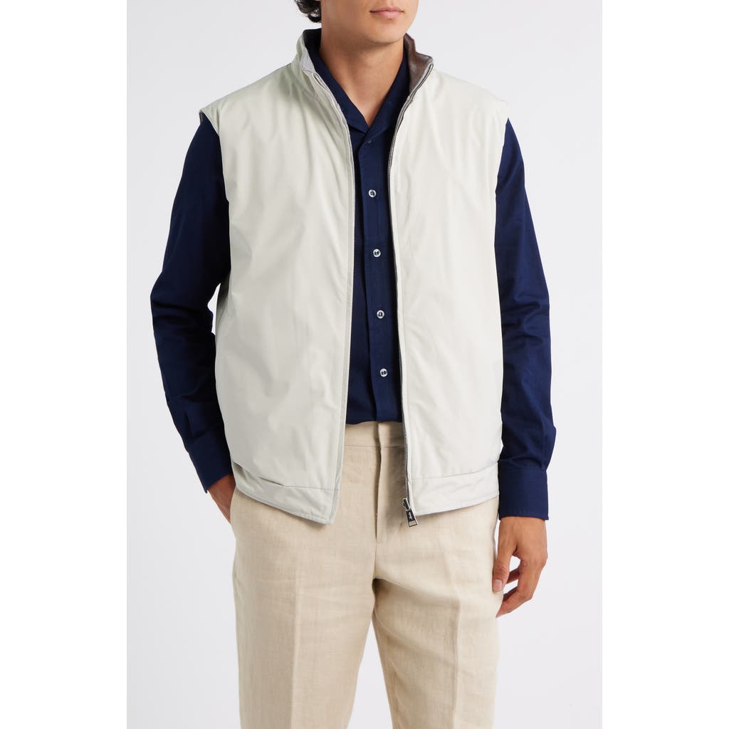 Aurélien Reversible Insulated Resort Vest In Neutral