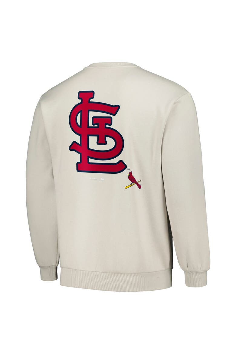 Men's PLEASURES Gray St. Louis Cardinals Ballpark Pullover Sweatshirt, Alternate, color, Gray
