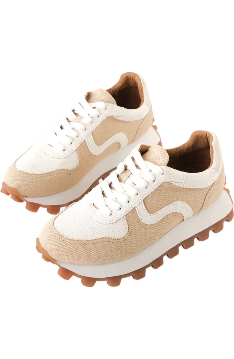 Walnut Melbourne Lourdes Sneaker, Main, color,