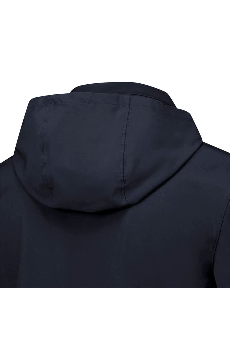 Men's Nike Navy Virginia Cavaliers 2024 Sideline Coach Quarter-Zip Hoodie Jacket, Alternate, color, Navy