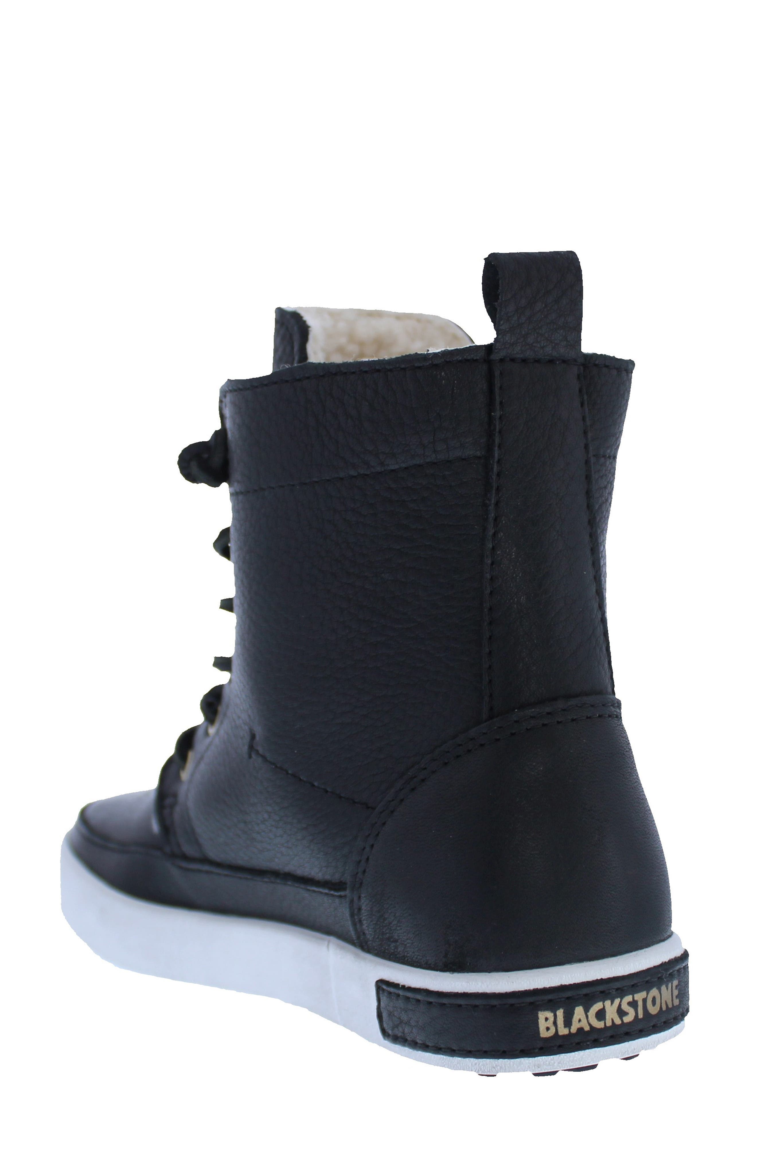 Blackstone Men's AM31 Shearling Lined High Top Boot - Leather Ankle Boot - View #3