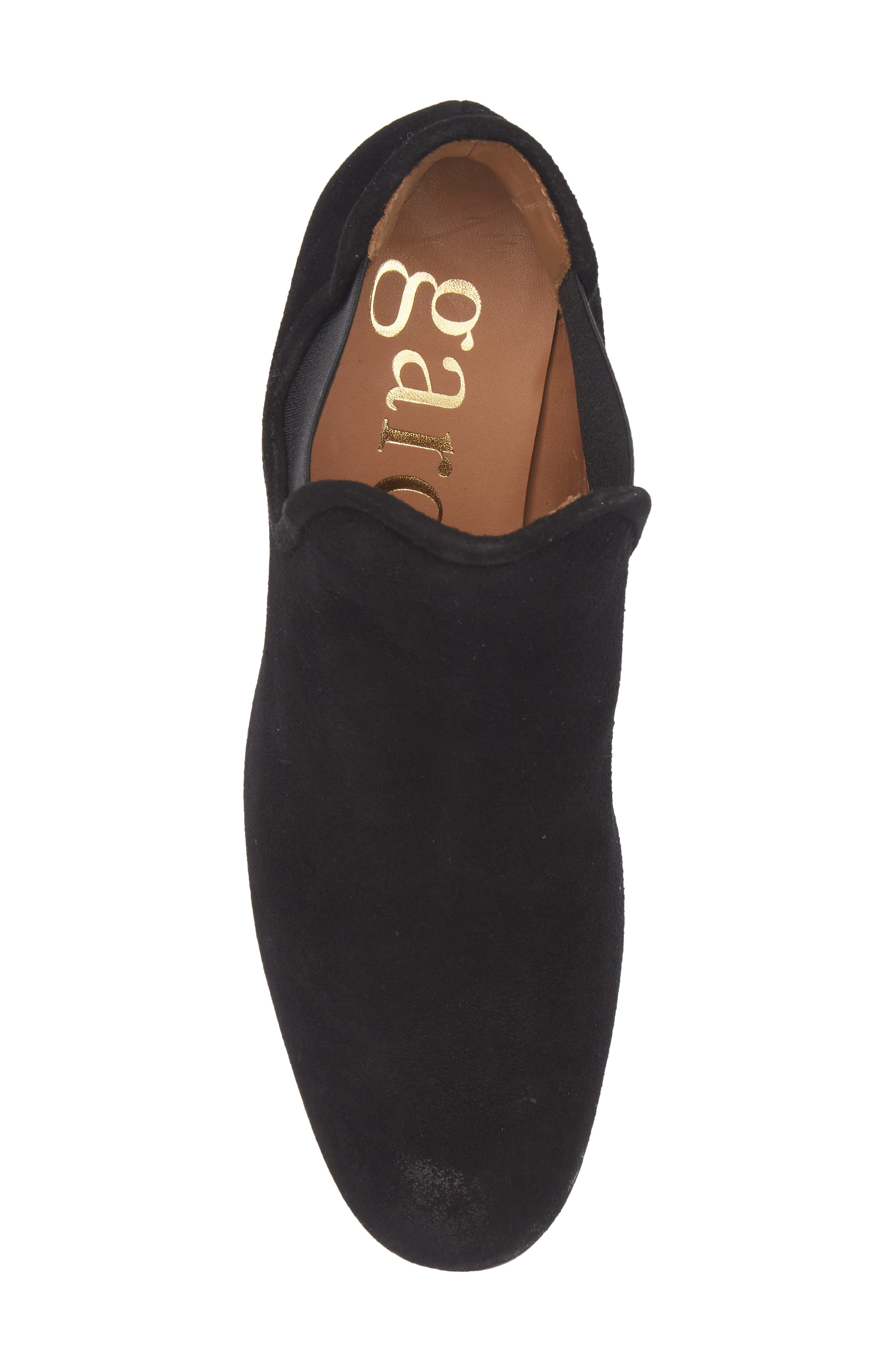 Pedro Garcia Xaine Block Heel Bootie, Alternate, color, Black Bessie Suede