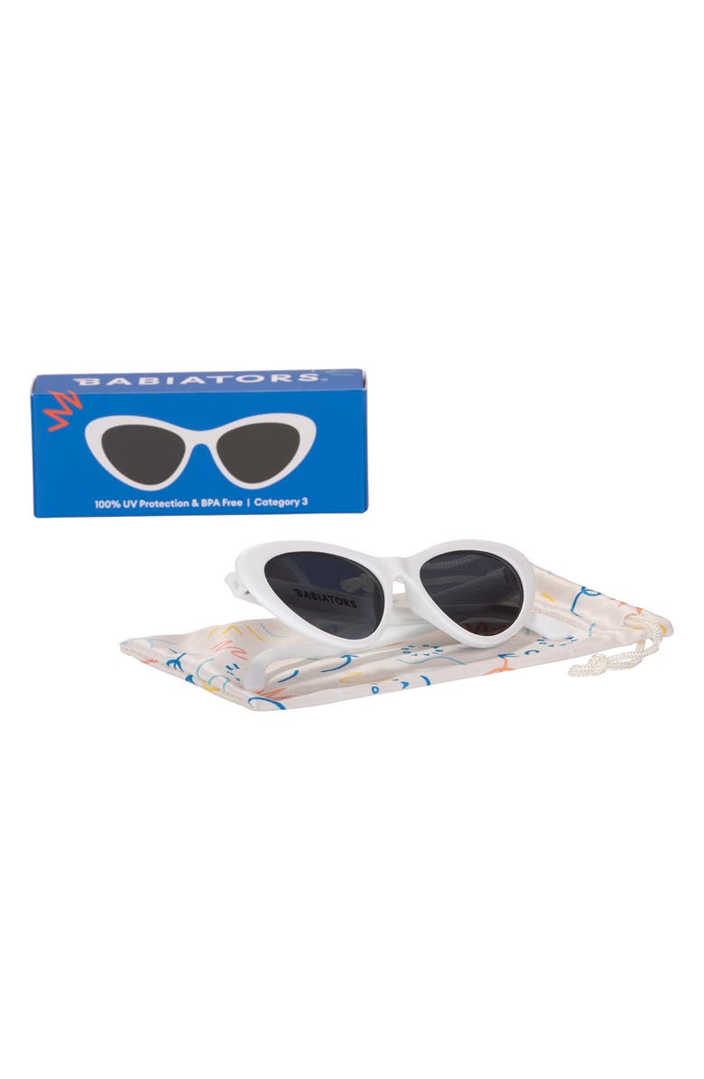 Babiators Kids
White Cat Eye Sunglasses, Alternate, color, White