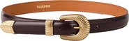 SANDRO Leather belt