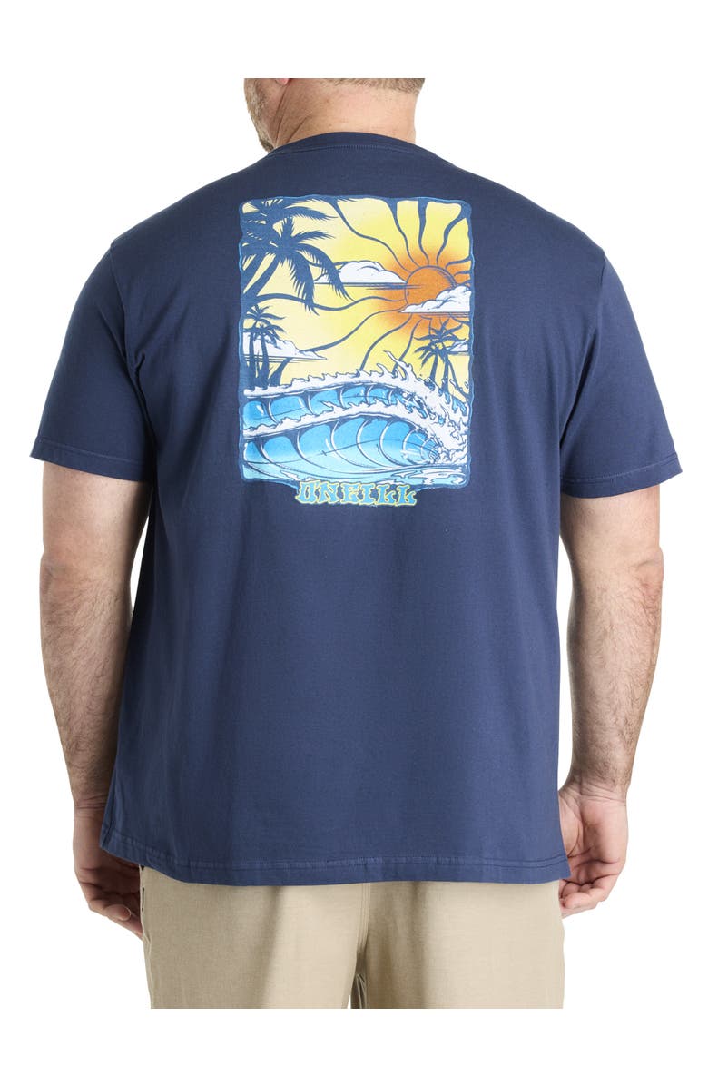 O'Neill Big & Tall Minds Eye Graphic Tee, Main, color, Navy