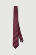 Brunello Cucinelli Texured tone-on-tone stripe silk tie