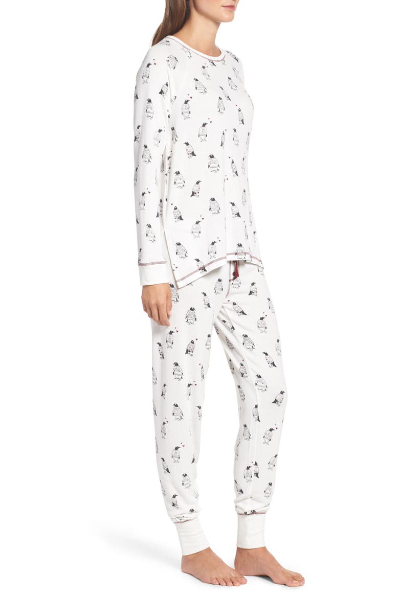 Peachy Pajamas, Alternate, color, ECRU