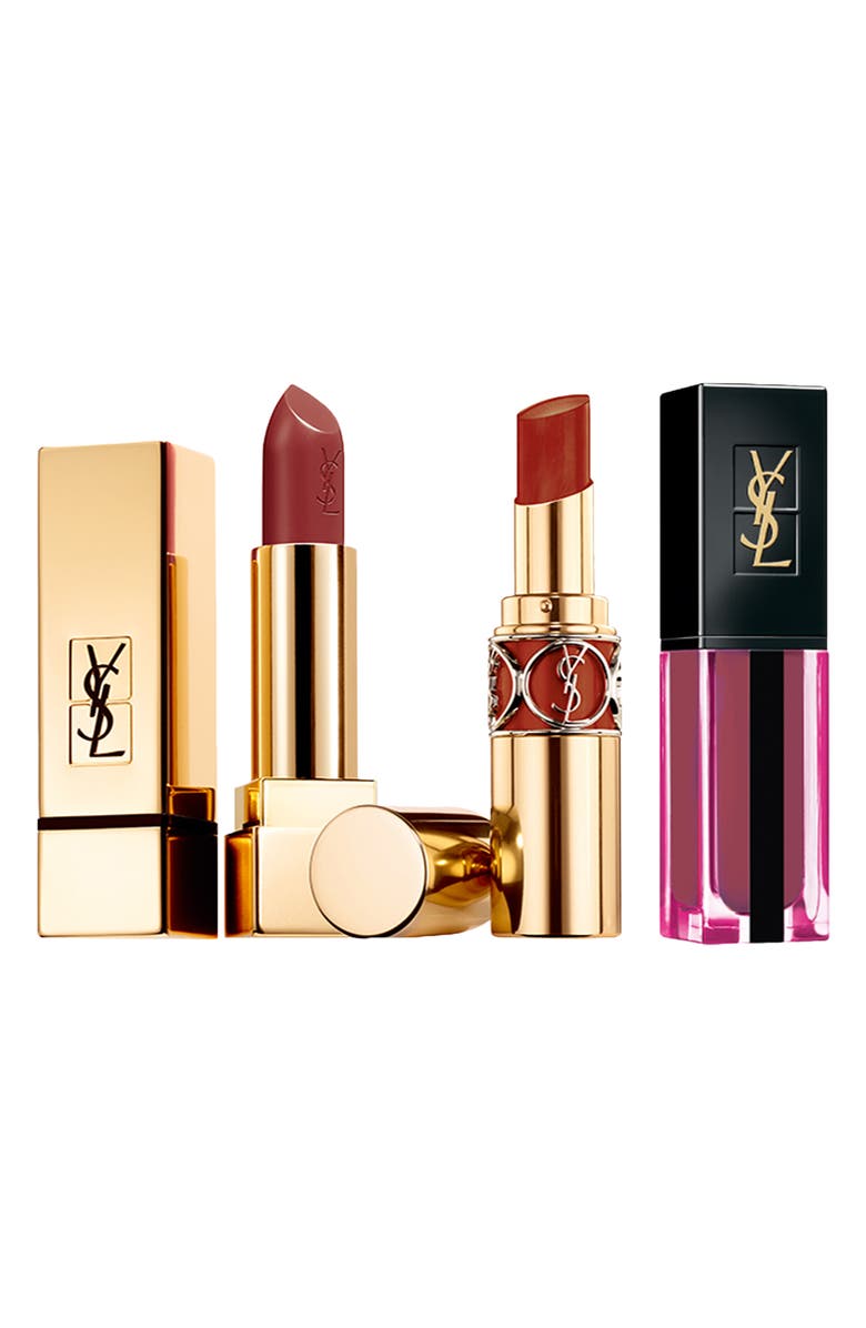 Yves Saint Laurent My Lips But Better Lipstick & Lip Stain Set, Main, color,
