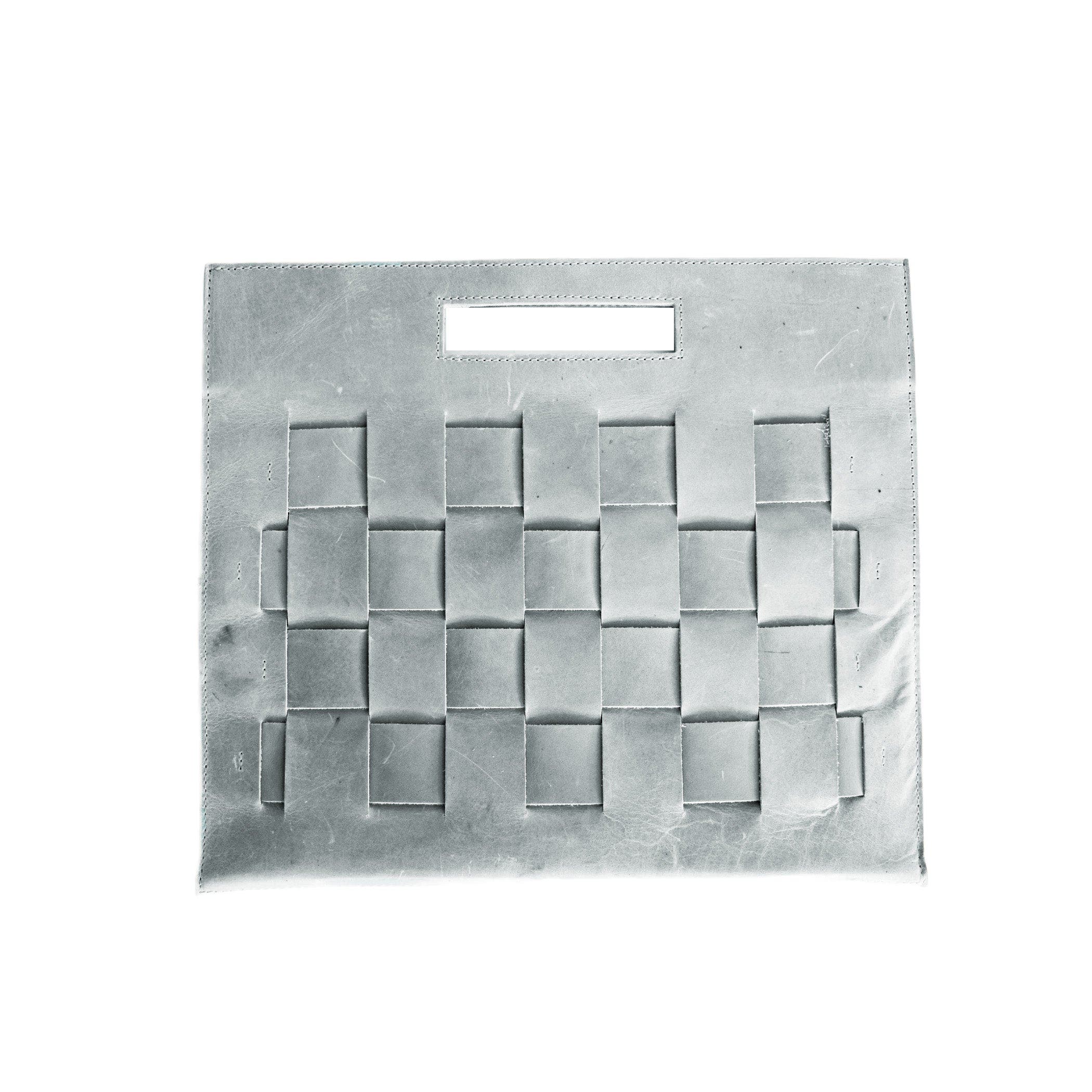 SutiSana USA Woven Laptop Clutch, Alternate, color, Glacial Gray