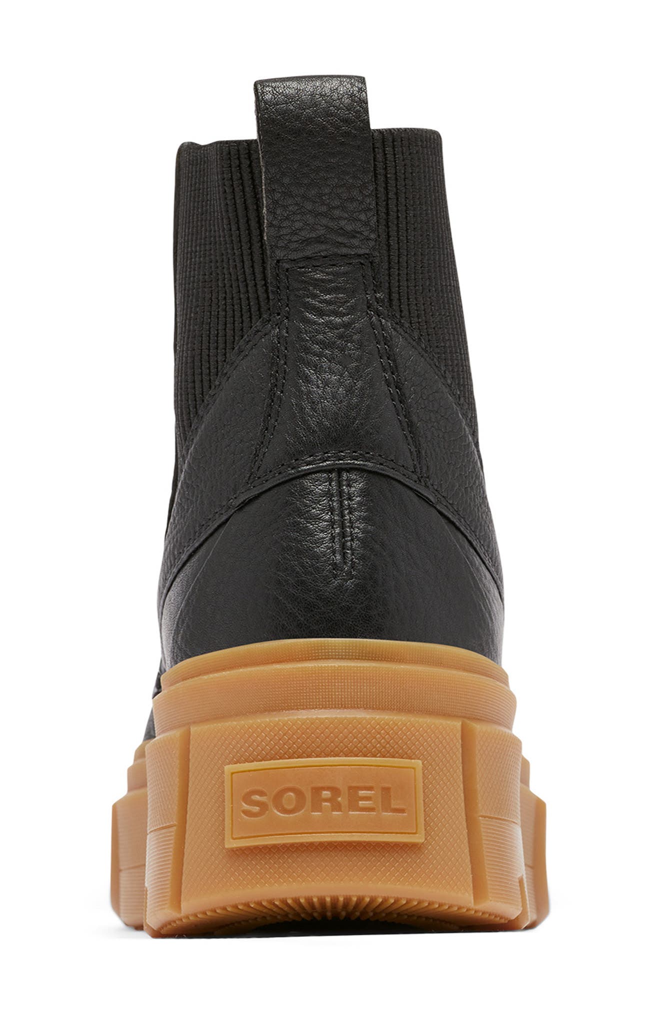 CARIBOU X Waterproof Platform Chelsea Boot, Alternate, color, BLACK/ GUM 2
