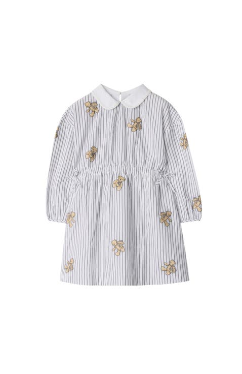 Thomas Bear Striped Cotton Dress