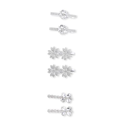 Crystal Glimmer Hair Clip Set