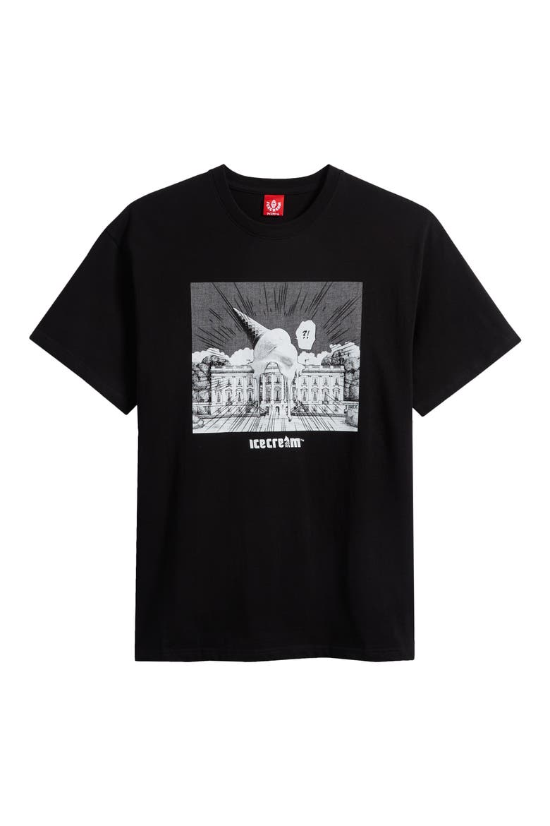 Drop Cotton Graphic T-Shirt, Alternate, color, BLACK