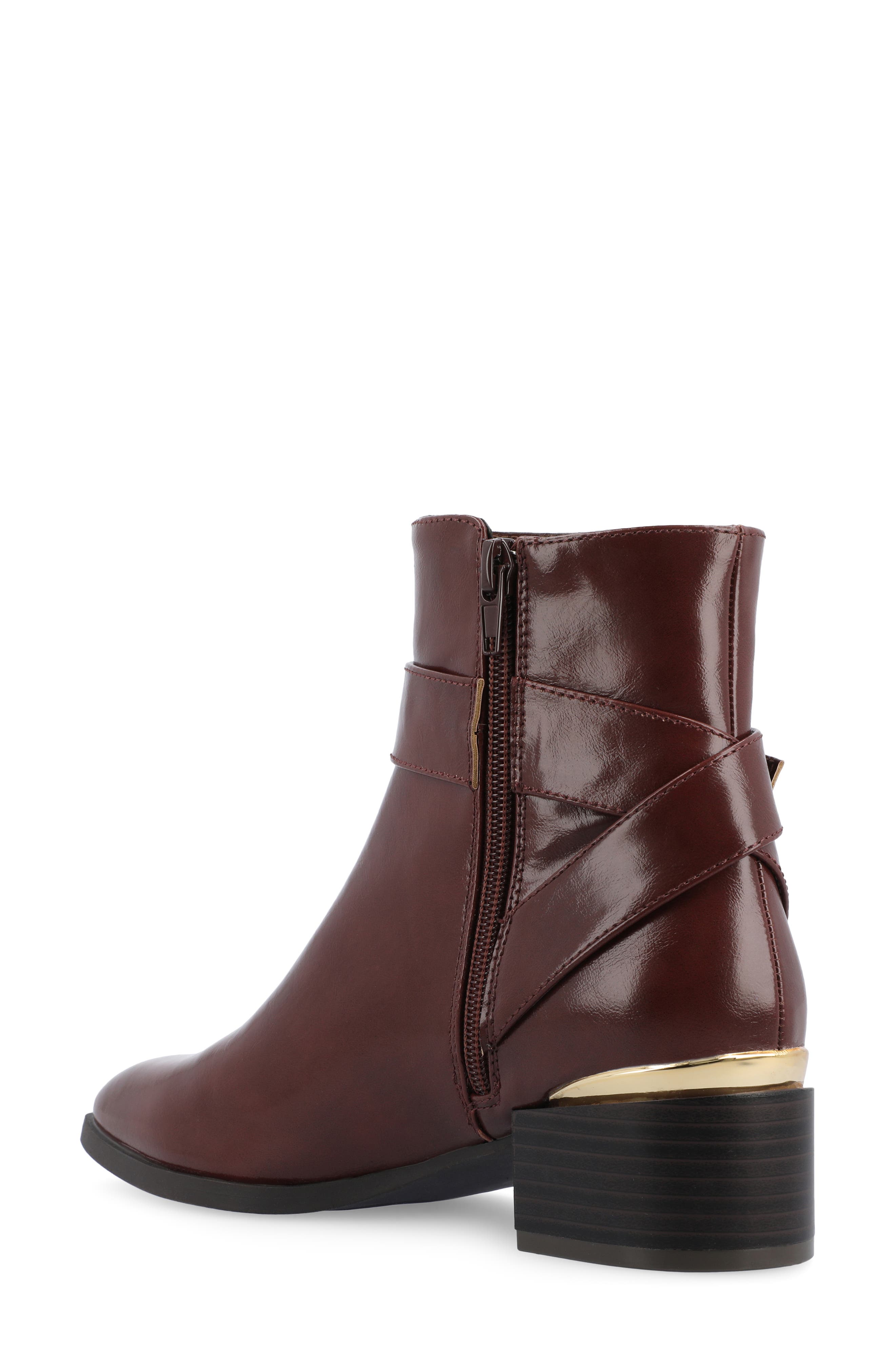Journee Collection Elley Bootie, Alternate, color, Brown