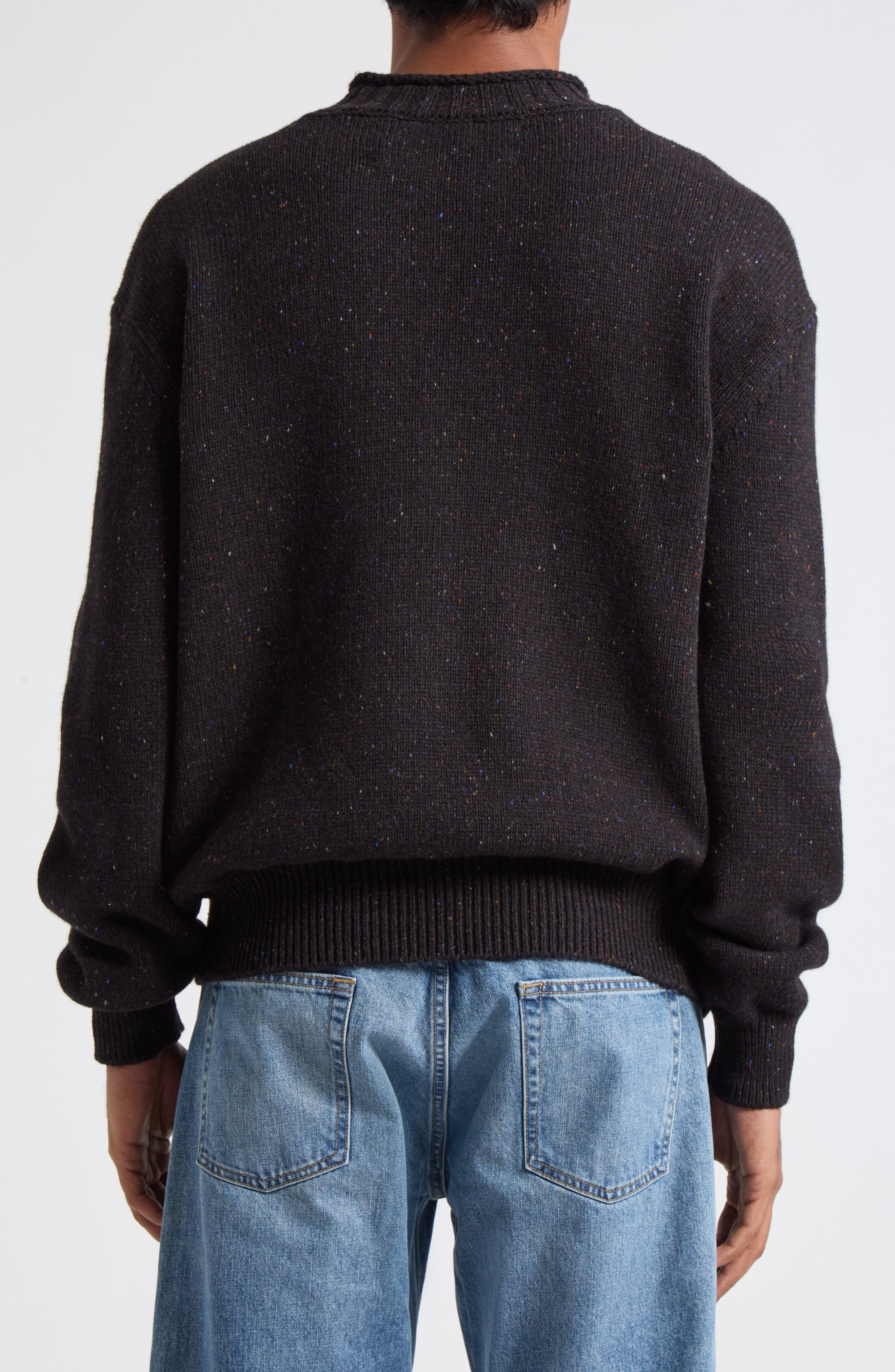 AARON LEVINE Rollneck Merino Wool Sweater (Men) | Nordstrom