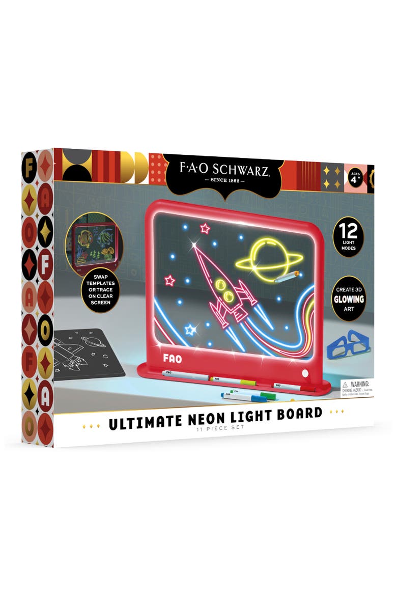 Drawing Light Designer Toy, Main, color, RED