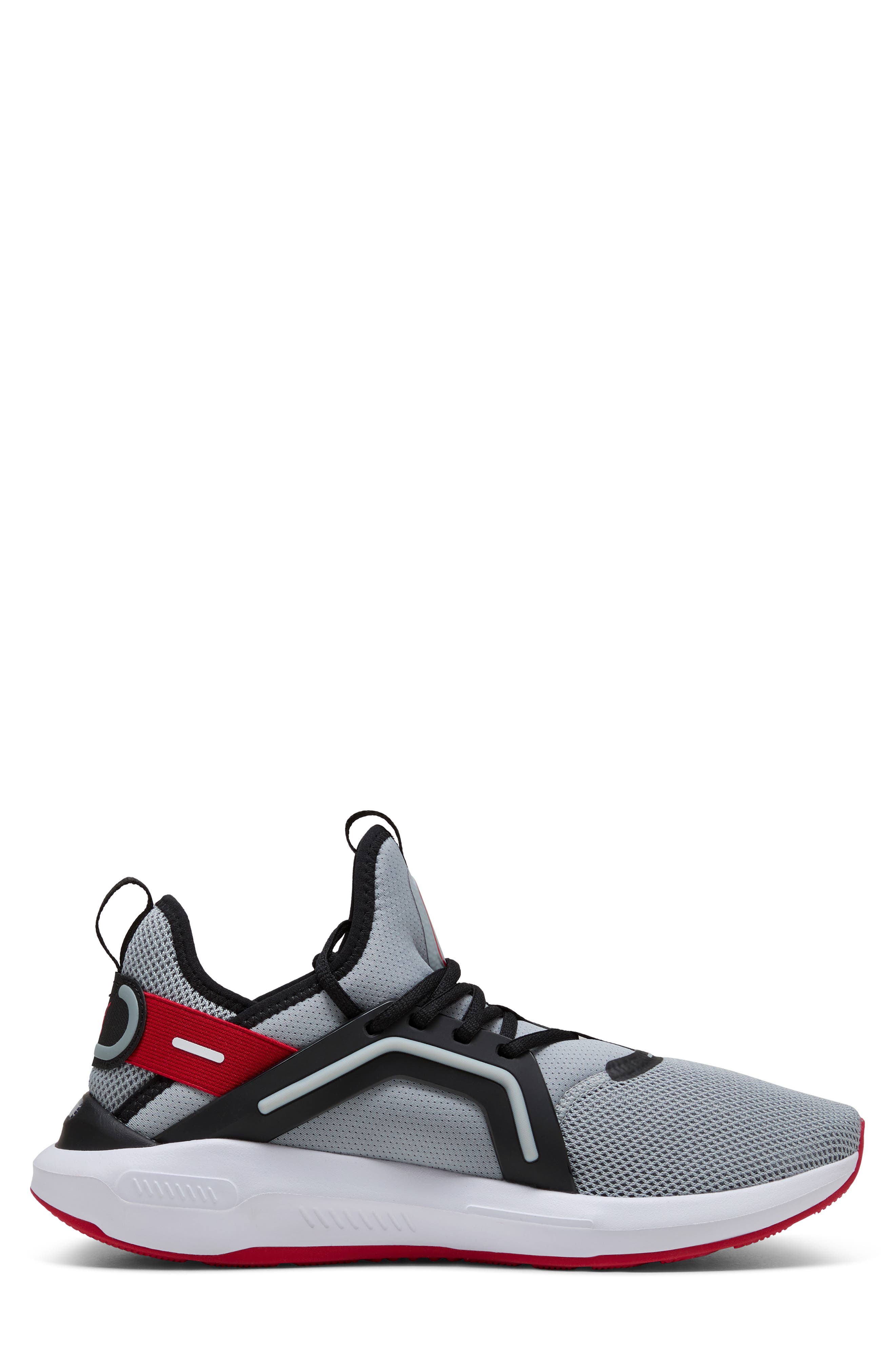 PUMA Softride Enzo 5 Sneaker, Alternate, color, Cool Mid Gray-Puma Black- Red