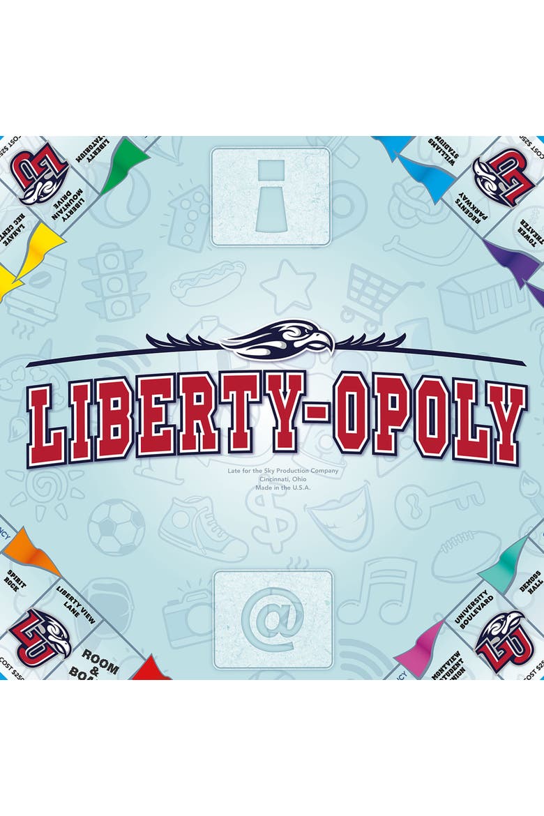 Libertyopoly Liberty University Themed Board Game, Alternate, color, Multicolored