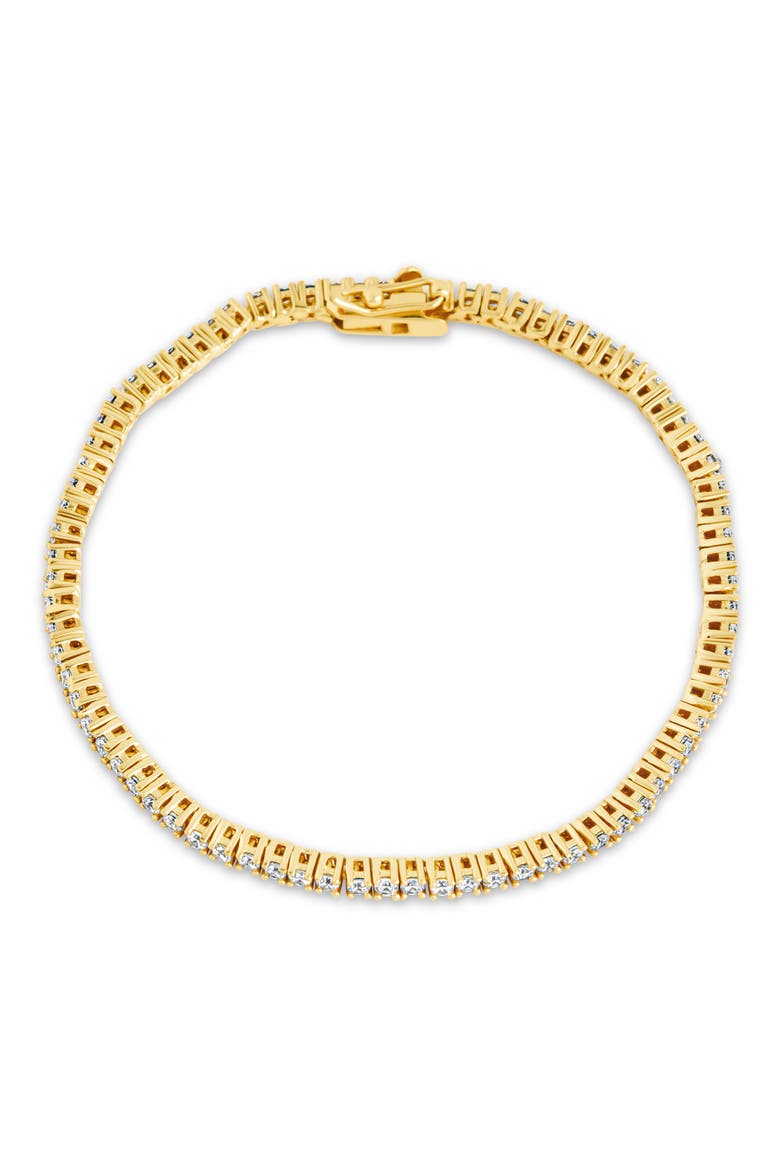 Mirabell Cubic Zirconia Tennis Bracelet, Main, color, GOLD