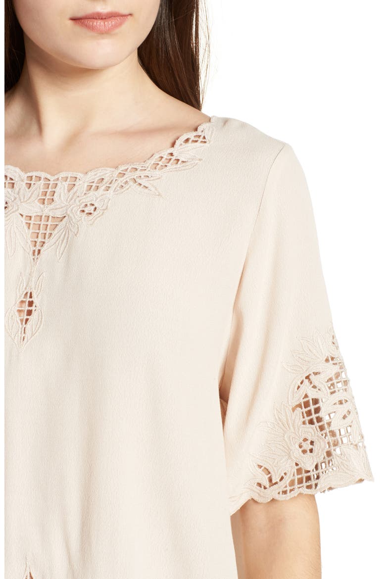 Lilia Crop Top, Alternate, color, ECRU