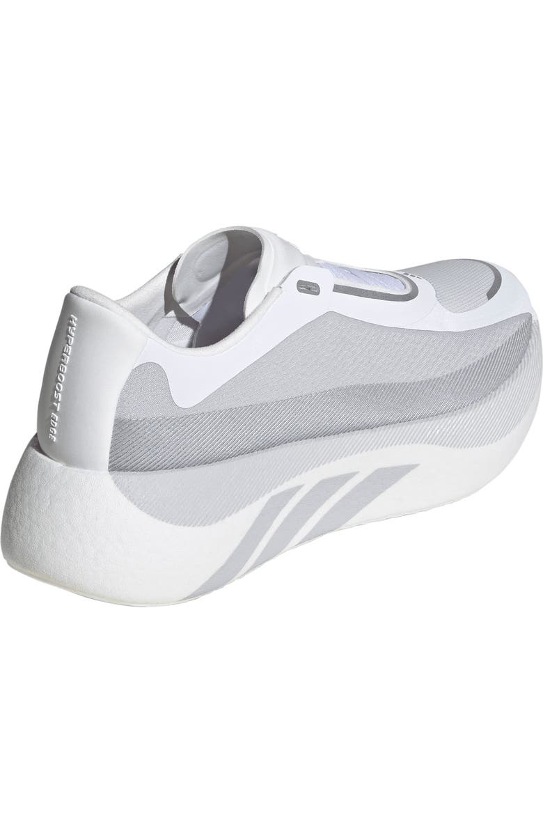 adidas Hyperboost Edge Running Shoe, Alternate, color, White/ Solid Grey/ Silver