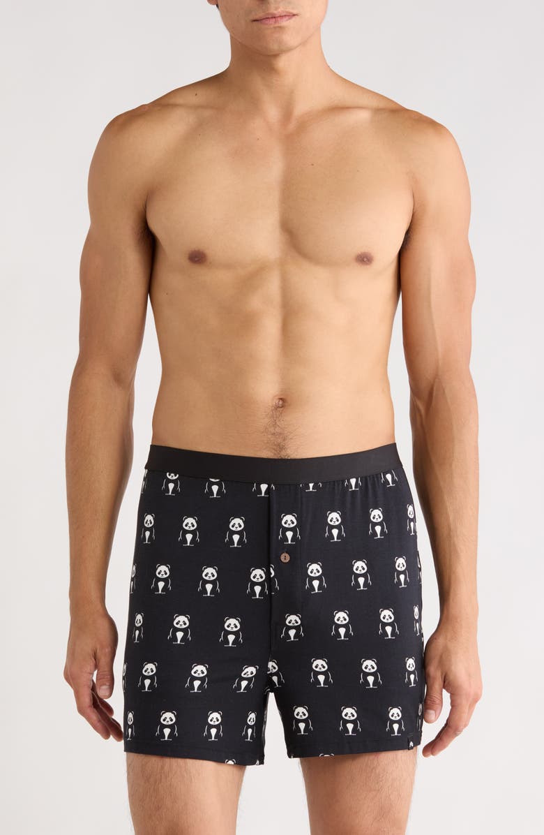 MeUndies Knit Boxers, Main, color, Undercover Panda