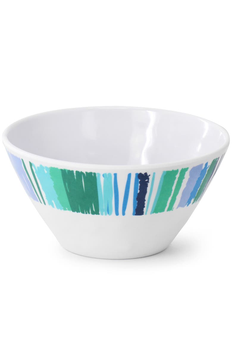 Gibson Home Tropical Sway Orleans 12 Piece 6 Inch Melamine Bowl Set, Alternate, color, Blue