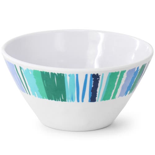 Gibson Home Tropical Sway Orleans 12 Piece 6 Inch Melamine Bowl Set In Blue