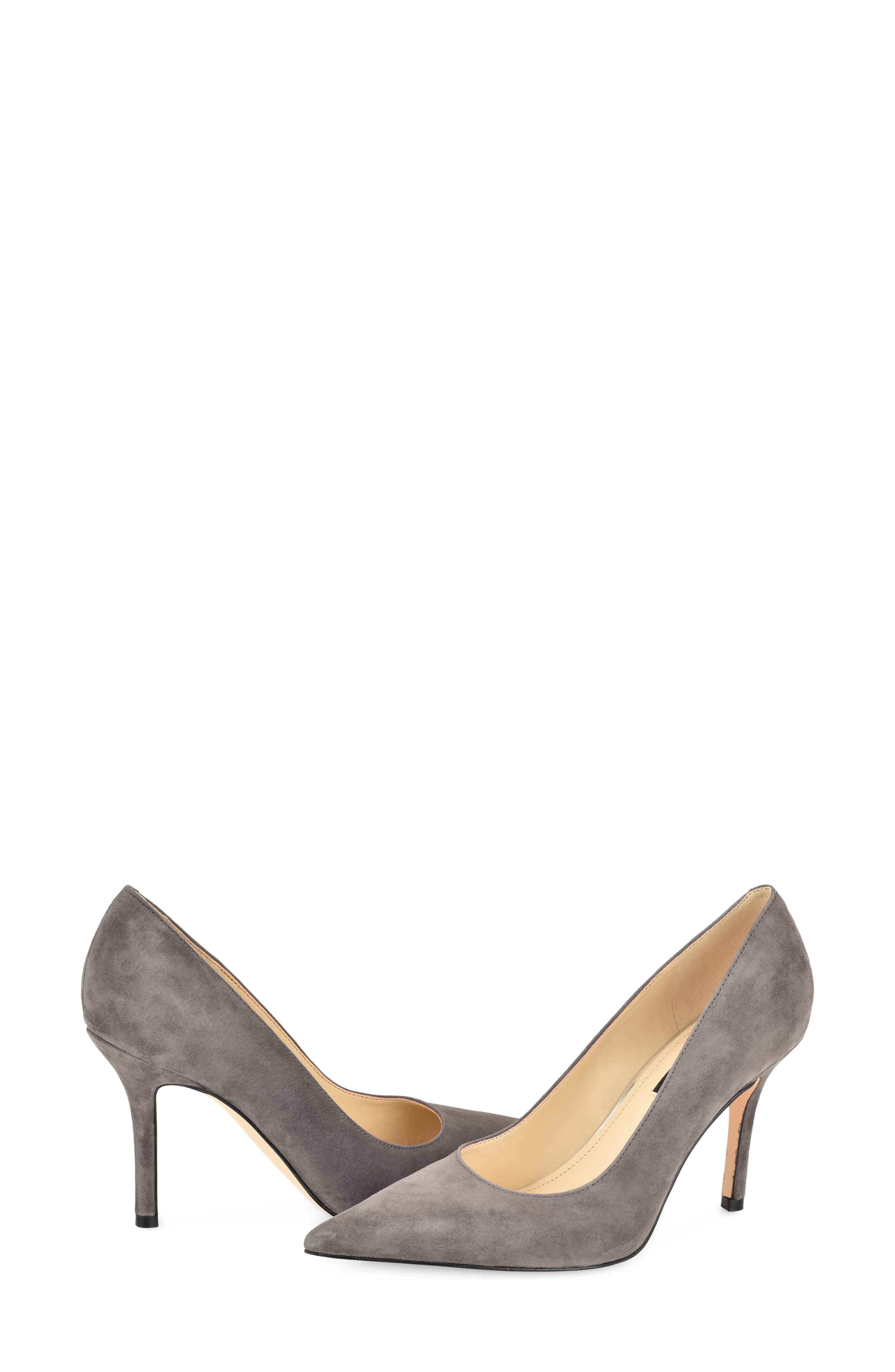 Gemmha Pointed Toe Pump, Alternate, color, DARK GREY