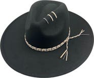 MARCUS ADLER Wide Brim Felt Panama Hat