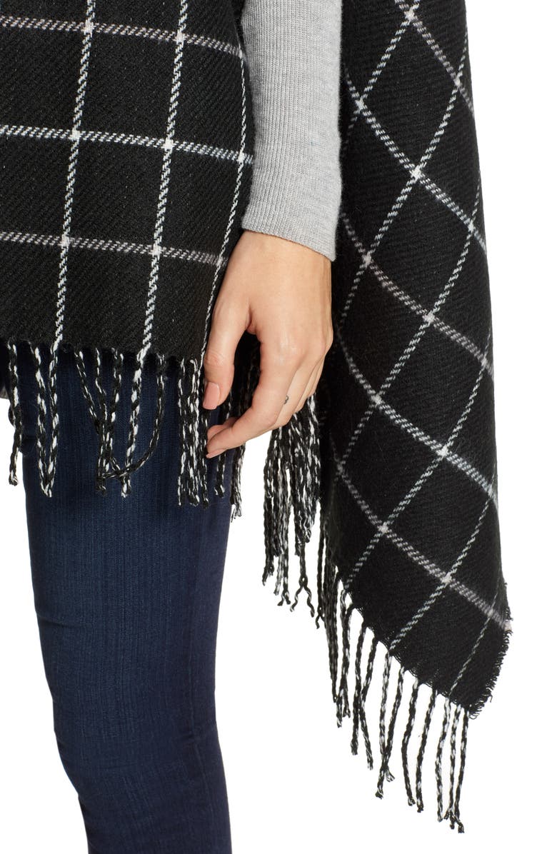 Trouvé Reversible Hooded Cape, Alternate, color,